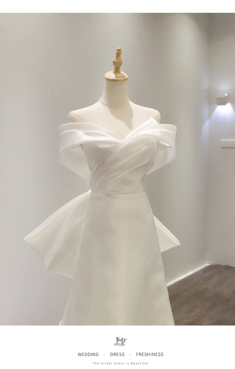 simple wedding dress