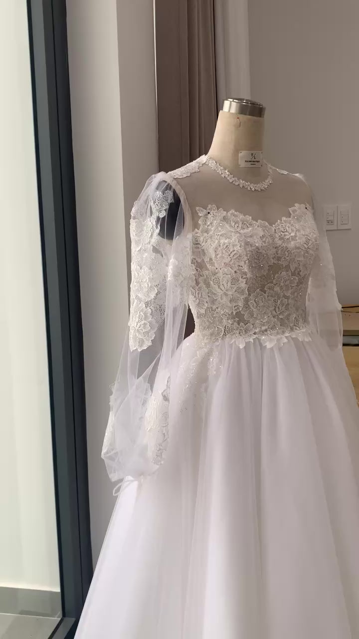 Váy Cưới công chúa ren Layla