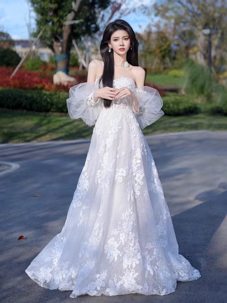 Tú Linh Boutique áo cưới Áo Cưới chữ A Calista