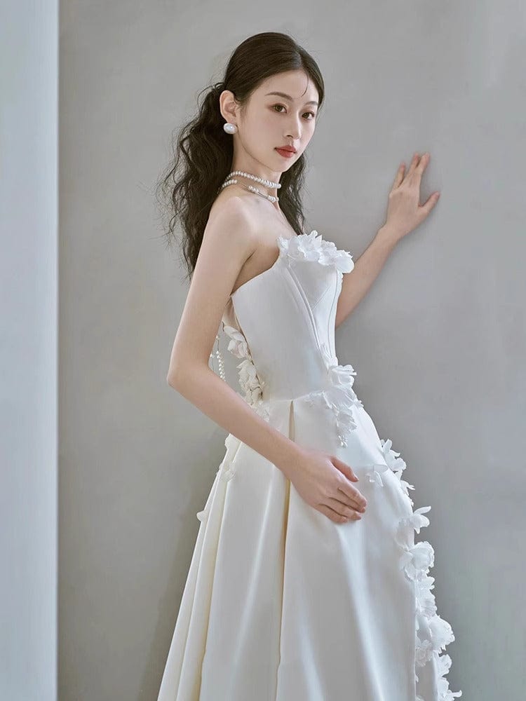 Tu Linh Boutique áo cưới Áo Cưới Đi Bàn Đơn Giản Sunflower