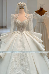 Tu Linh Boutique Áo Cưới Cổ Điển Tay Dài