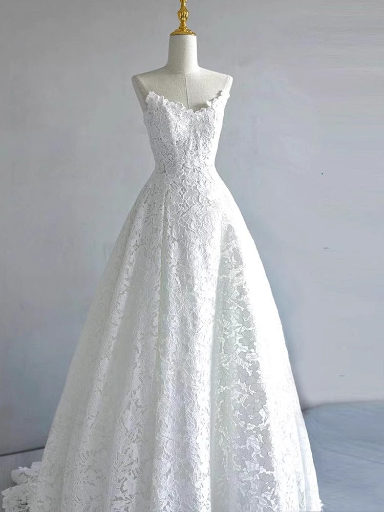 Tu Linh Boutique Áo Cưới Hai Dây Kết Cườm Thủ Công