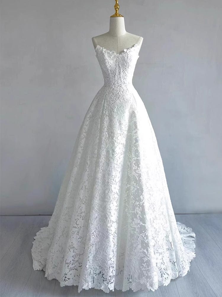 Tu Linh Boutique Áo Cưới Hai Dây Kết Cườm Thủ Công