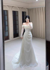 Tu Linh Boutique Áo Cưới Tay Dài Đắp Ren