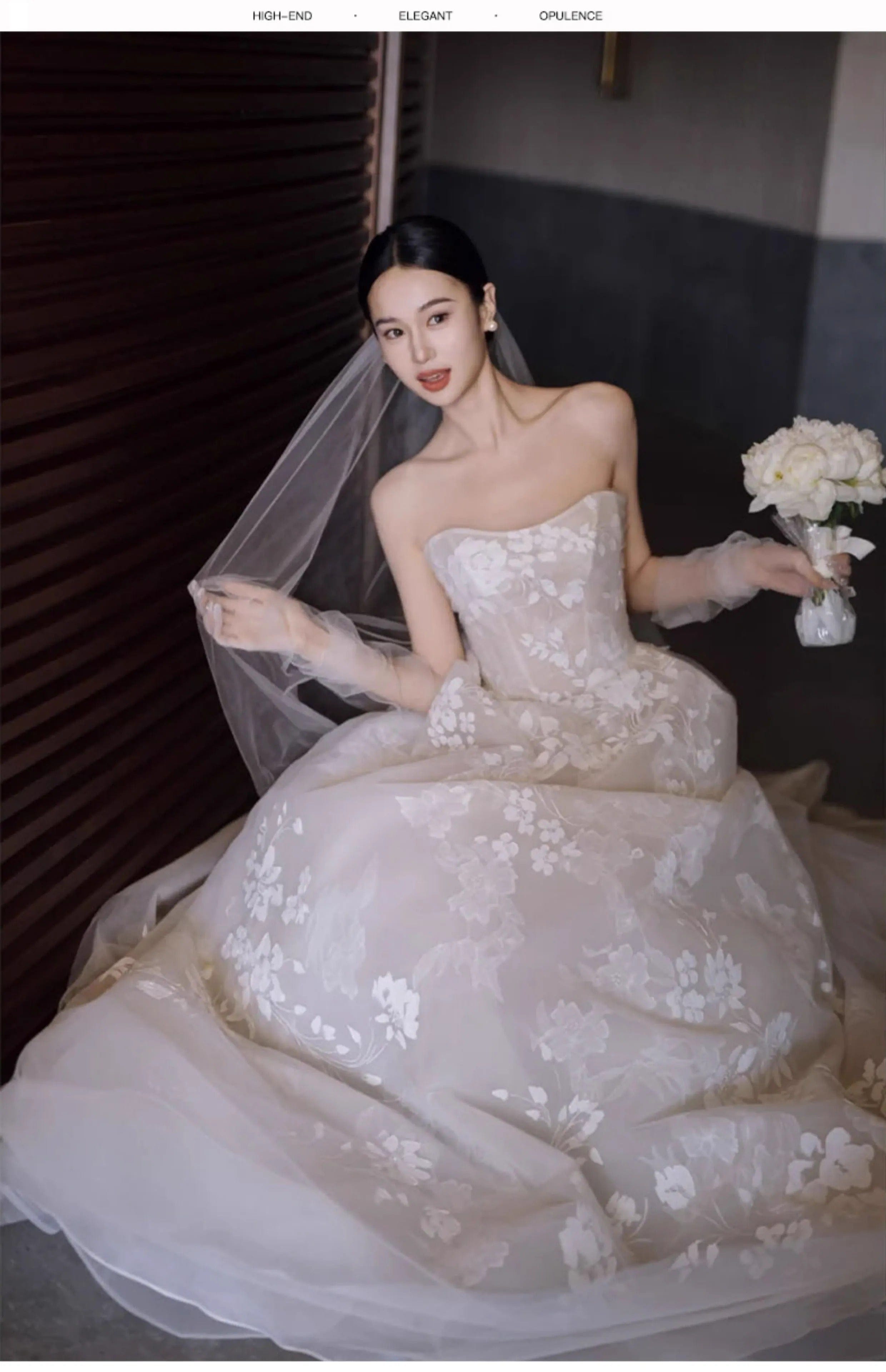 Tu Linh Boutique ao cuoi Váy Cưới Công Chúa Elysia