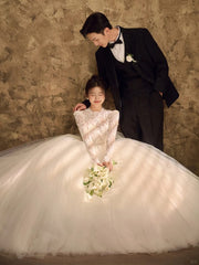 Tu Linh Boutique Lace Ball gown wedding dresses Calista