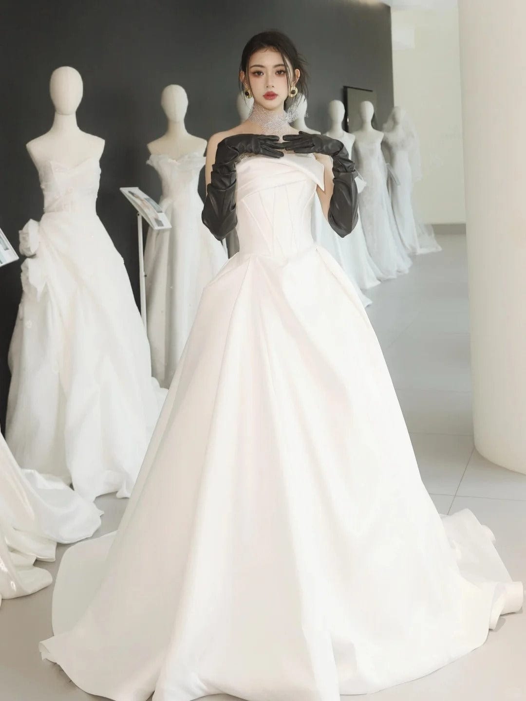 Tu Linh Boutique Váy cưới Chữ A Kaylin