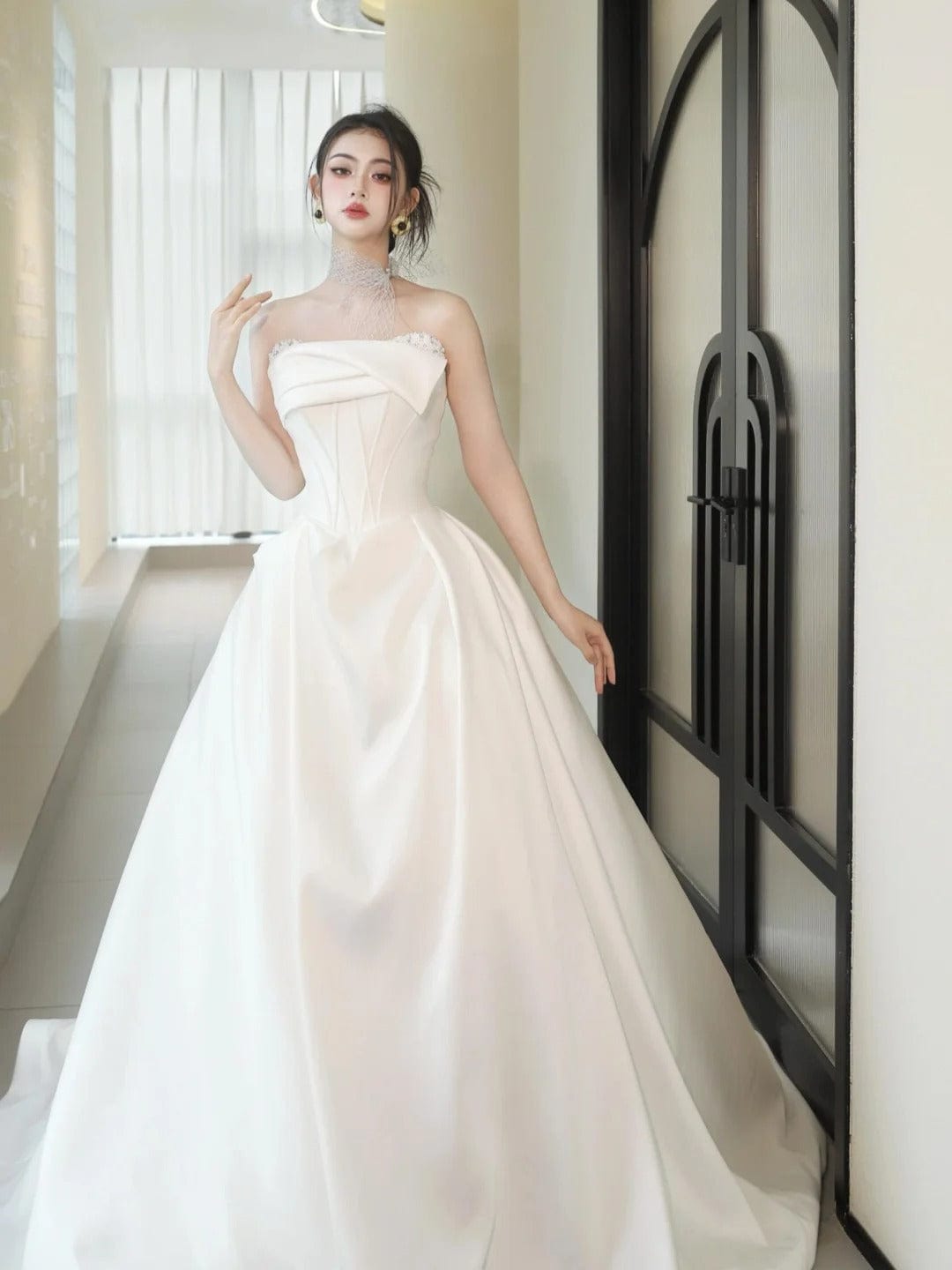 Tu Linh Boutique Váy cưới Chữ A Kaylin