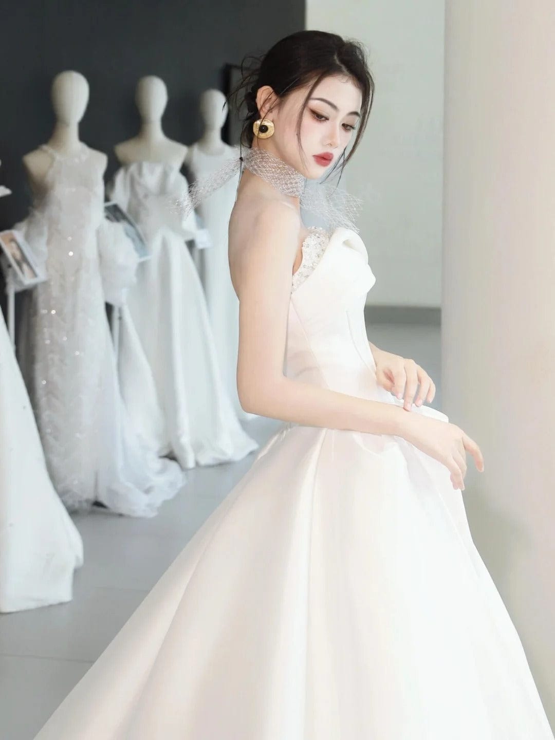 Tu Linh Boutique Váy cưới Chữ A Kaylin