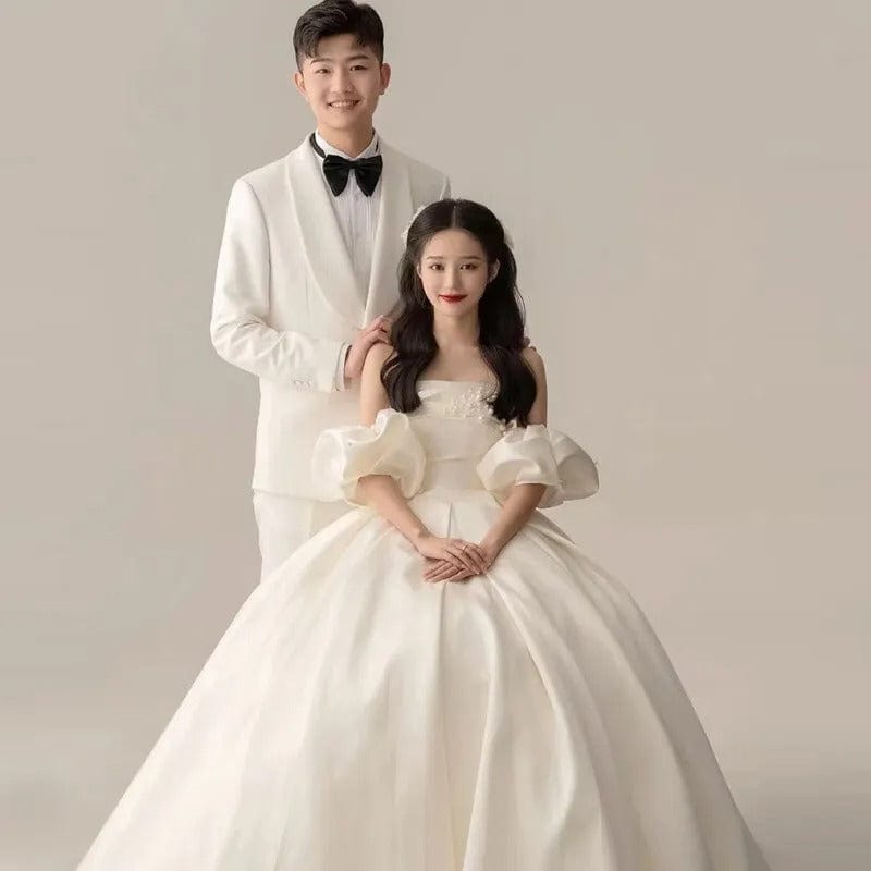 Tu Linh Boutique Váy Cưới Đơn Giản Calista