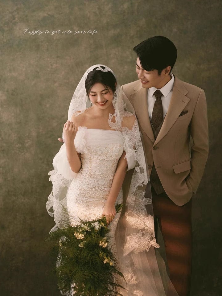 Tú Linh Boutique voan cài tóc cô dâu Voan cài tóc cô dâu Edana