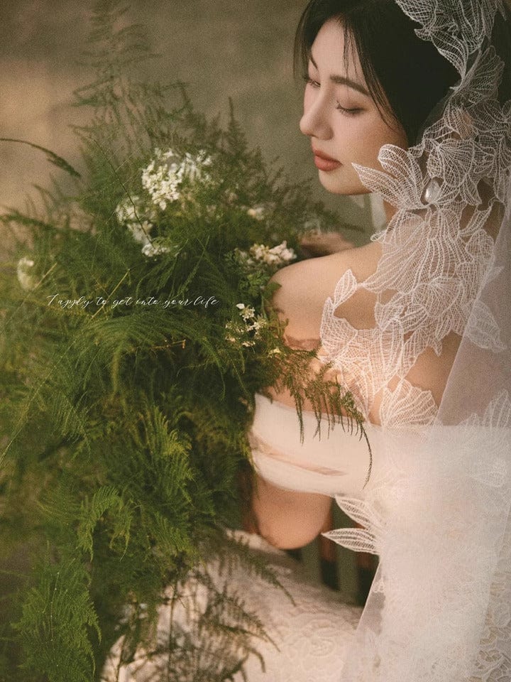 Tú Linh Boutique voan cài tóc cô dâu Voan cài tóc cô dâu Edana