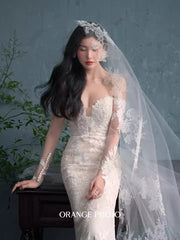 Tú Linh Boutique voan cài tóc cô dâu Voan cài tóc cô dâu Muriel