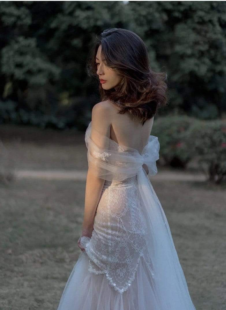 Tu Linh Boutique áo cưới Áo Cưới Đuôi Cá Nhẹ Nhàng