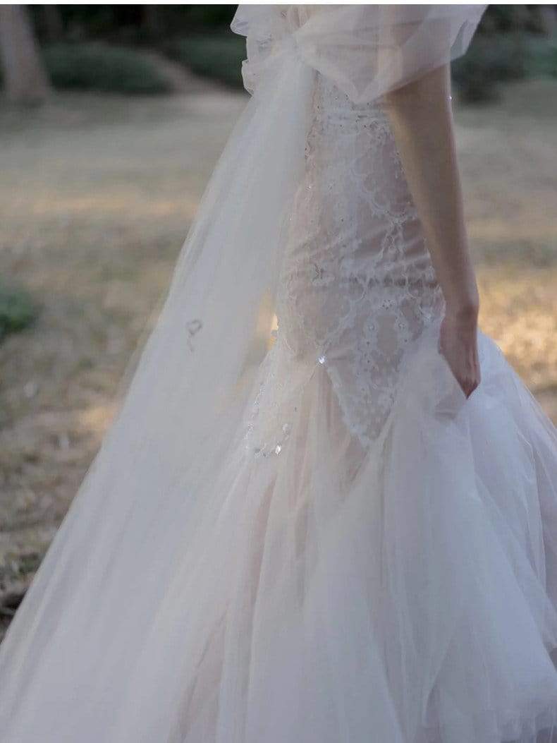 Tu Linh Boutique áo cưới Áo Cưới Đuôi Cá Nhẹ Nhàng