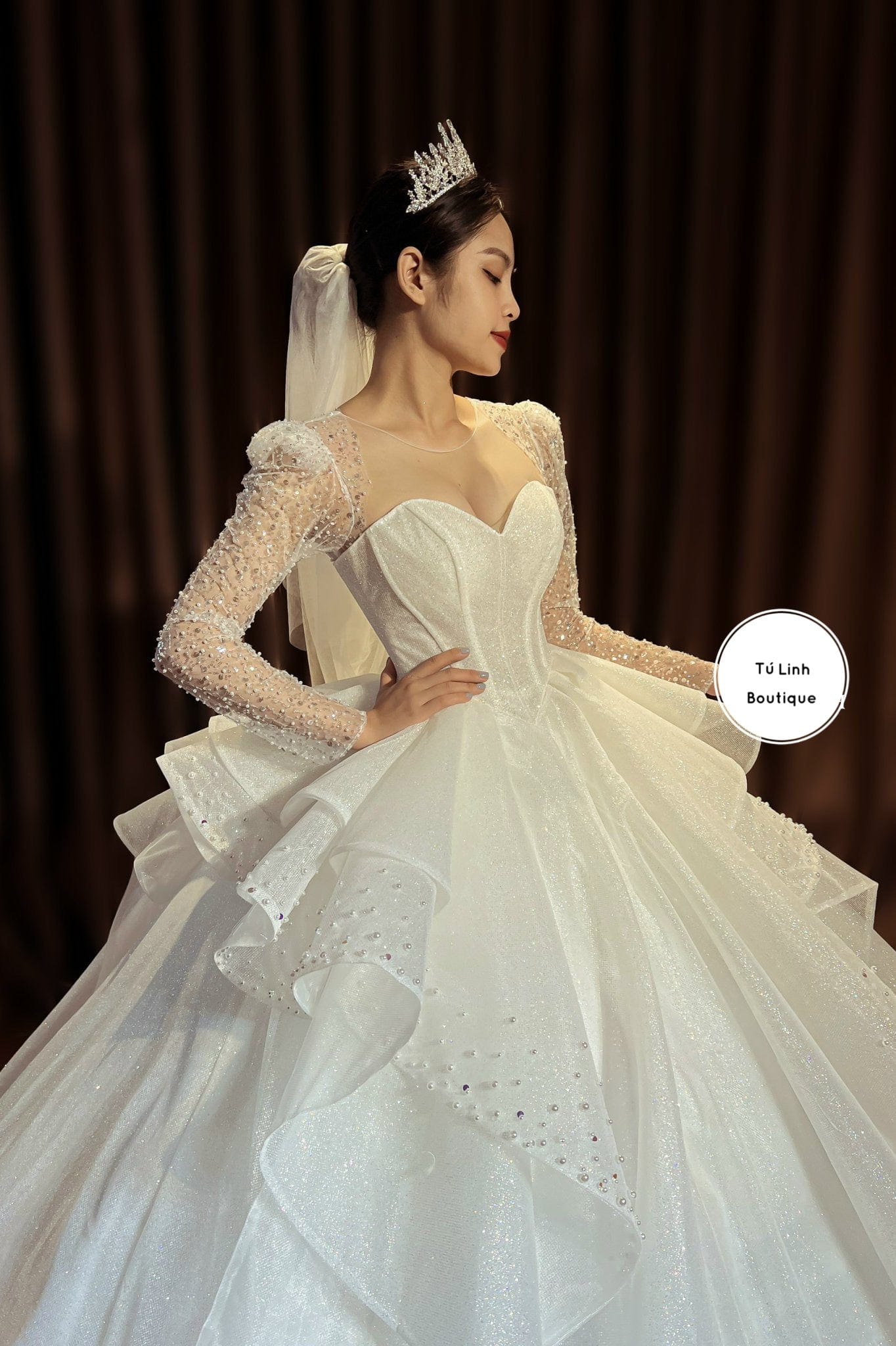 Tú Linh Boutique áo cưới Váy Cưới Công Chúa Hebe