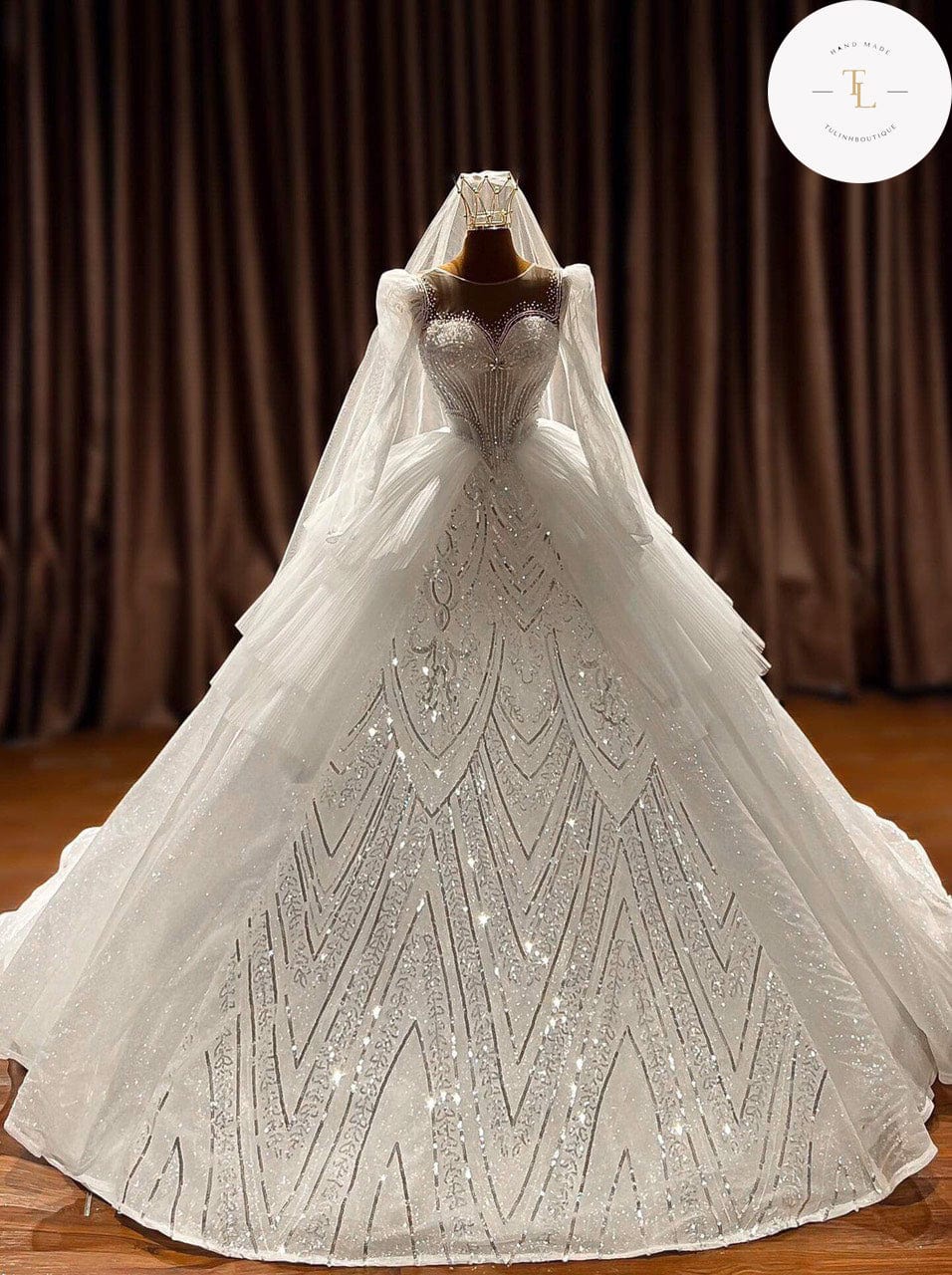 Tú Linh Boutique áo cưới Váy Cưới Công Chúa Mabel