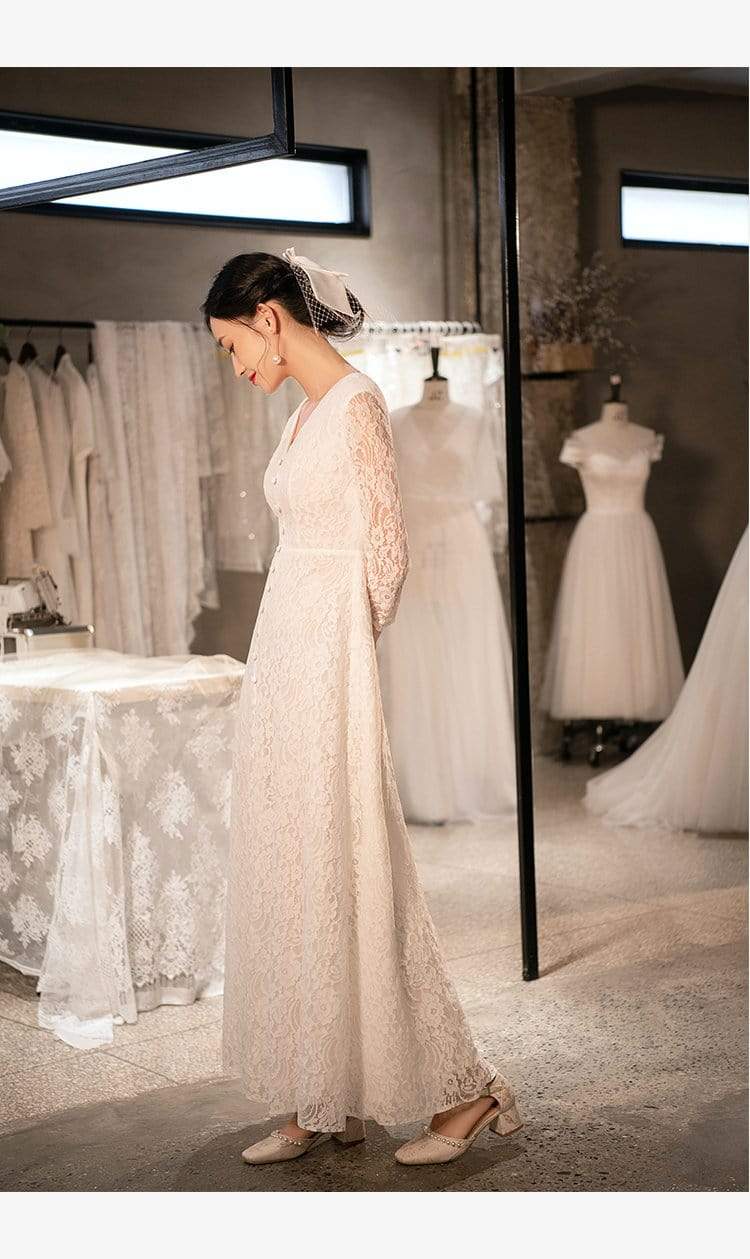 Tu Linh Boutique áo cưới Váy cưới đơn giản Calantha