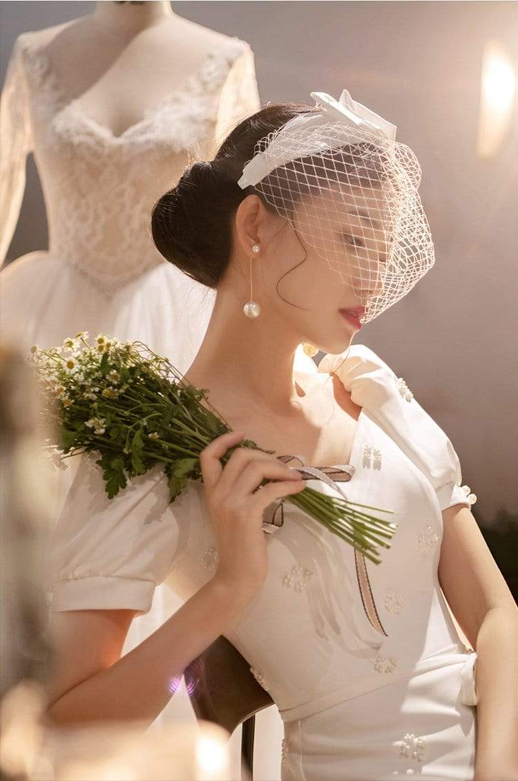 Tu Linh Boutique áo cưới váy cưới đơn giản Kusum