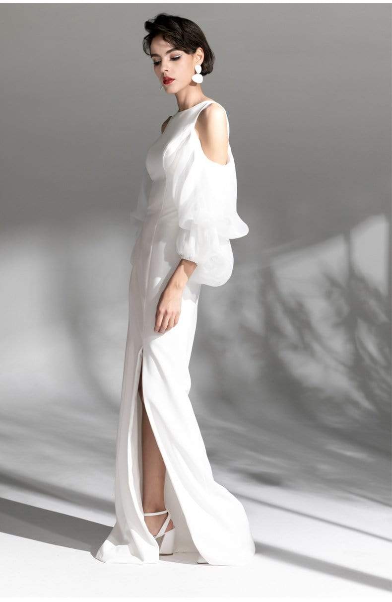 Tu Linh Boutique áo cưới Váy Cưới Đơn Giản Tay Bồng Morela