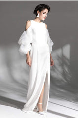 Tu Linh Boutique áo cưới Váy Cưới Đơn Giản Tay Bồng Morela