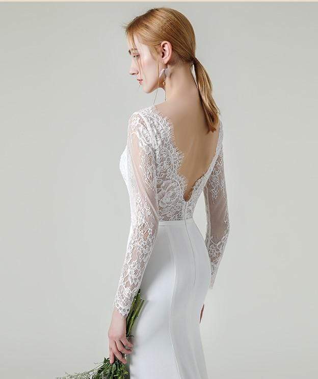 Tu Linh Boutique áo cưới Váy Cưới Đuôi Cá Đơn Giản