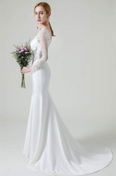 Tu Linh Boutique áo cưới Váy Cưới Đuôi Cá Đơn Giản