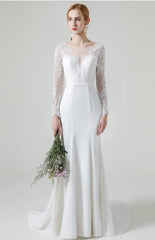 Tu Linh Boutique áo cưới Váy Cưới Đuôi Cá Đơn Giản