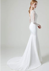 Tu Linh Boutique áo cưới Váy Cưới Đuôi Cá Đơn Giản