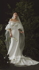 Tu Linh Boutique áo cưới Váy Cưới Đuôi Cá Phi Bóng Iris