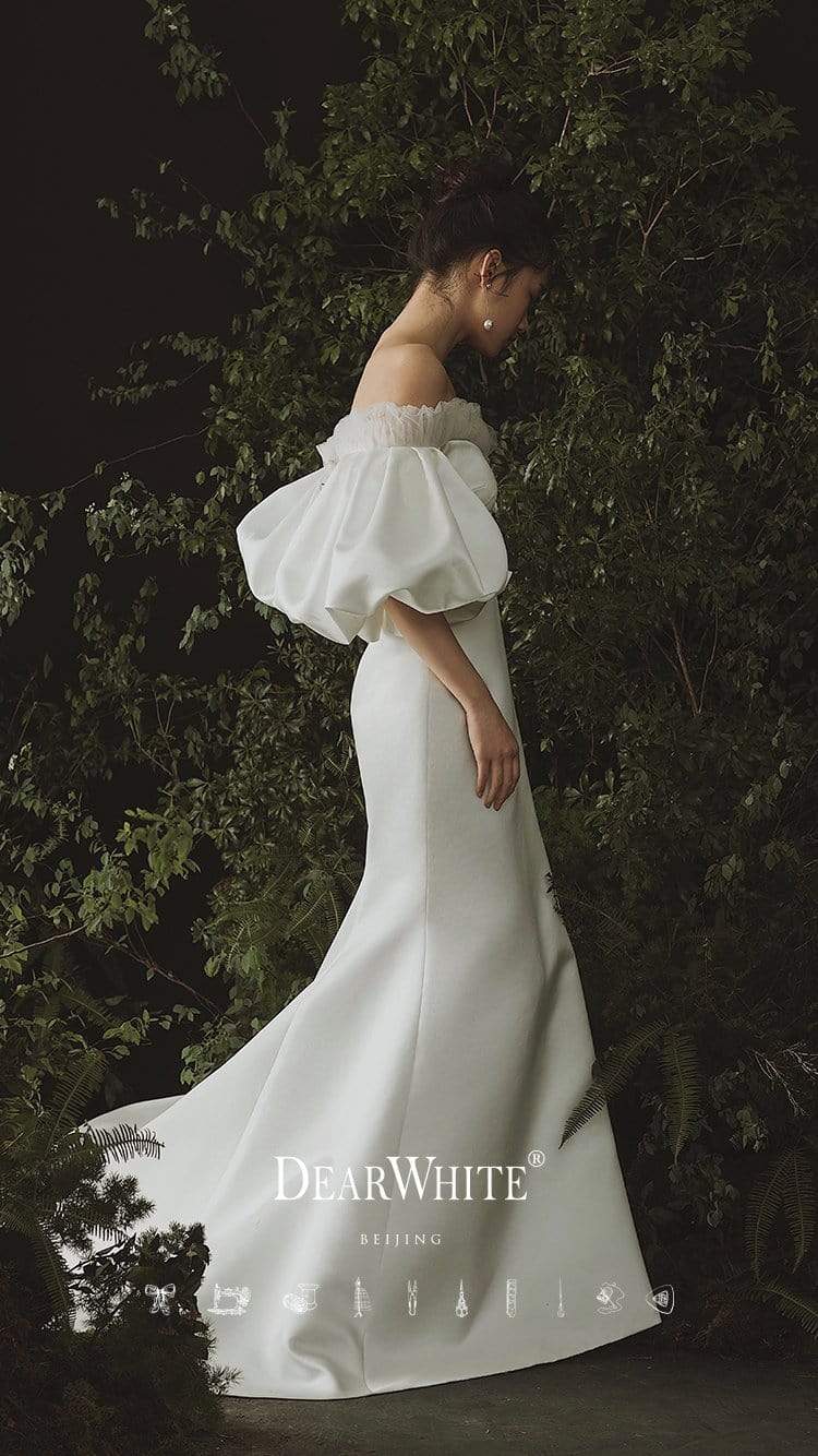 Tu Linh Boutique áo cưới Váy Cưới Đuôi Cá Phi Bóng Iris