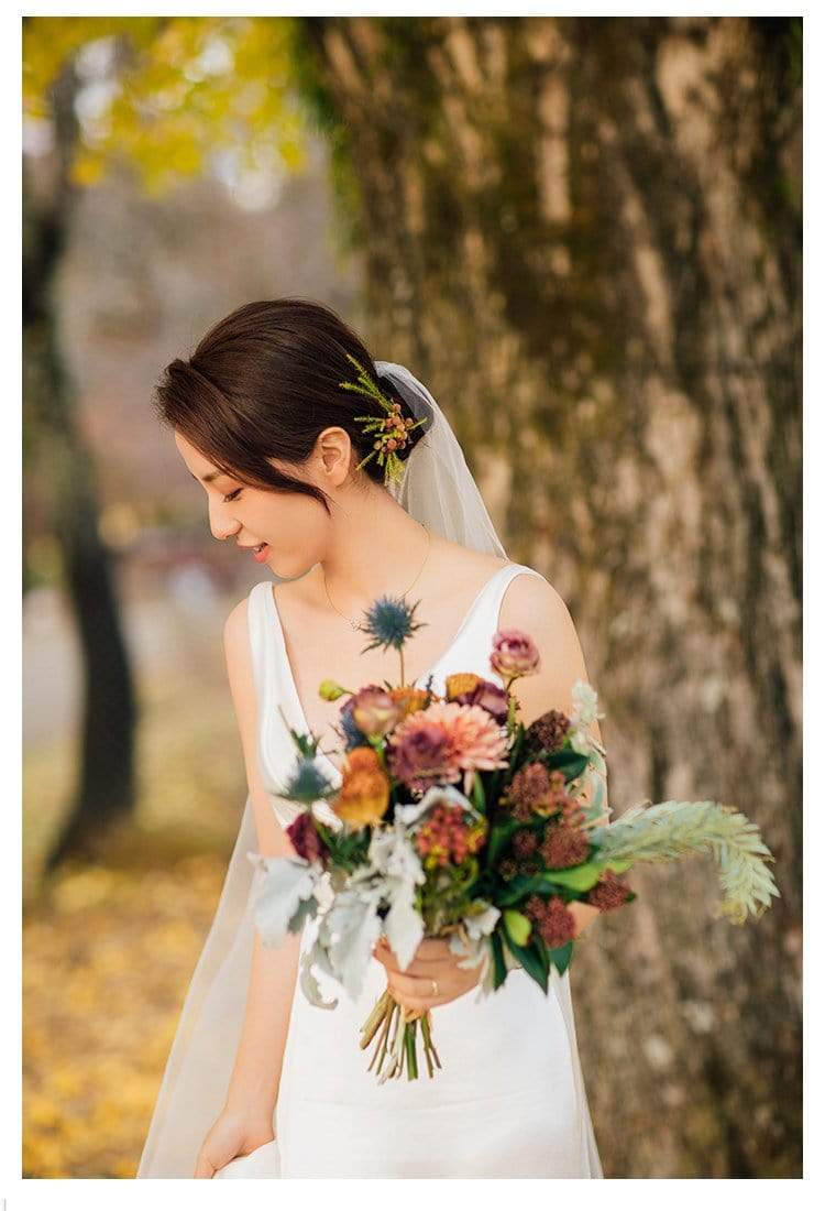 Tu Linh Boutique áo cưới váy cưới trắng đơn giản 08