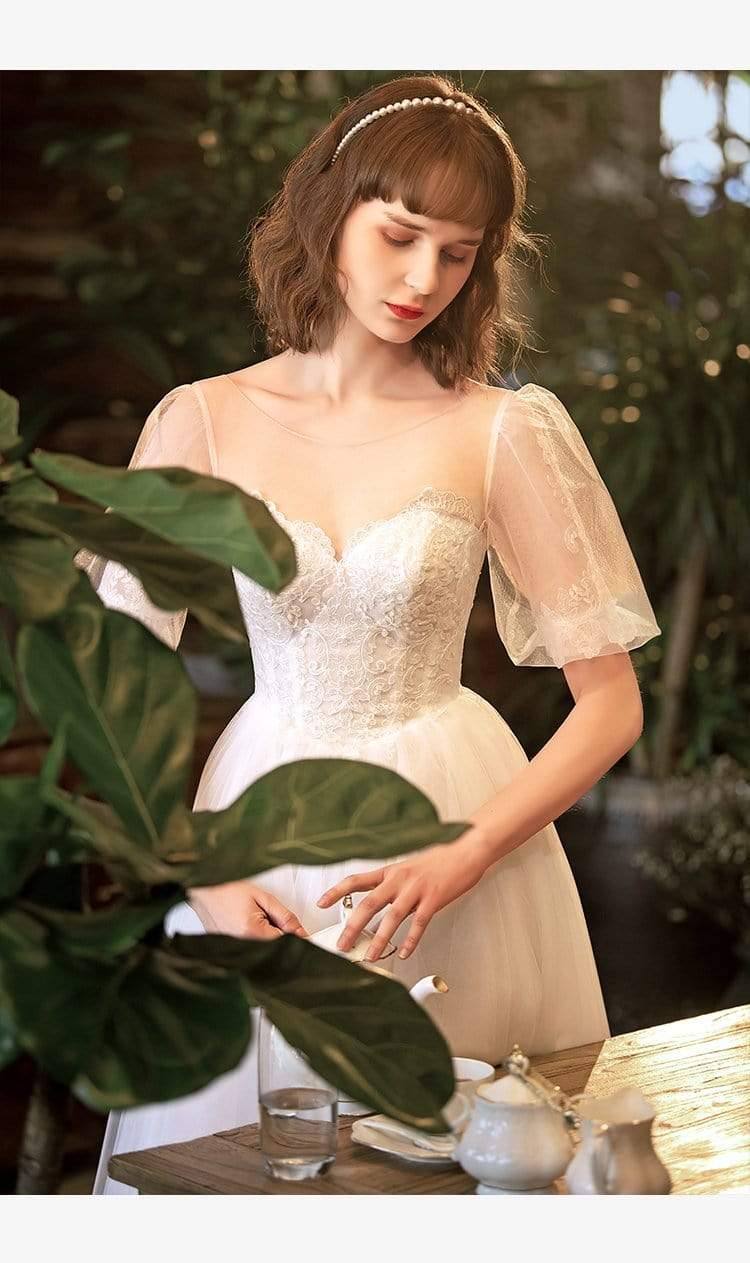 Tu Linh Boutique áo cưới Váy Cưới xòe Bồng Jade