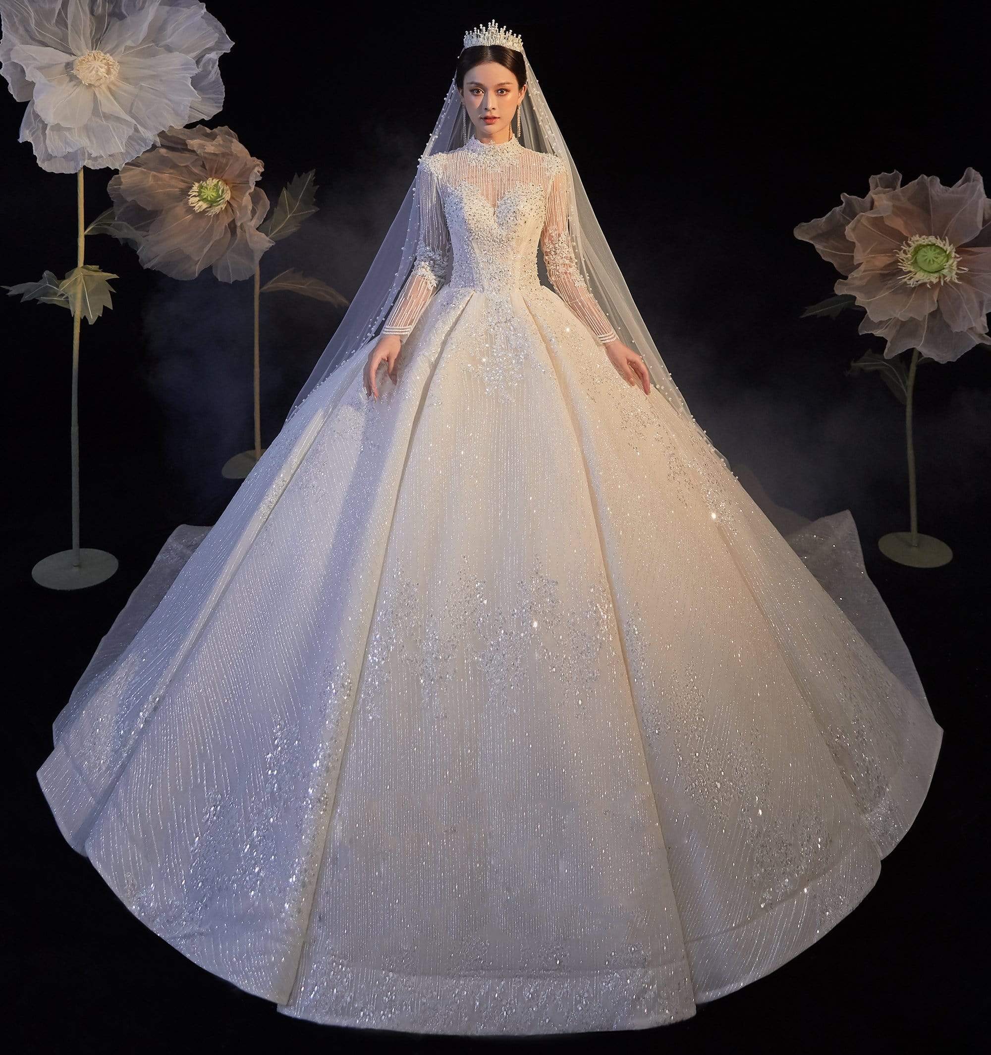 Tu Linh Boutique ao cuoi Váy cưới công chúa Gemma