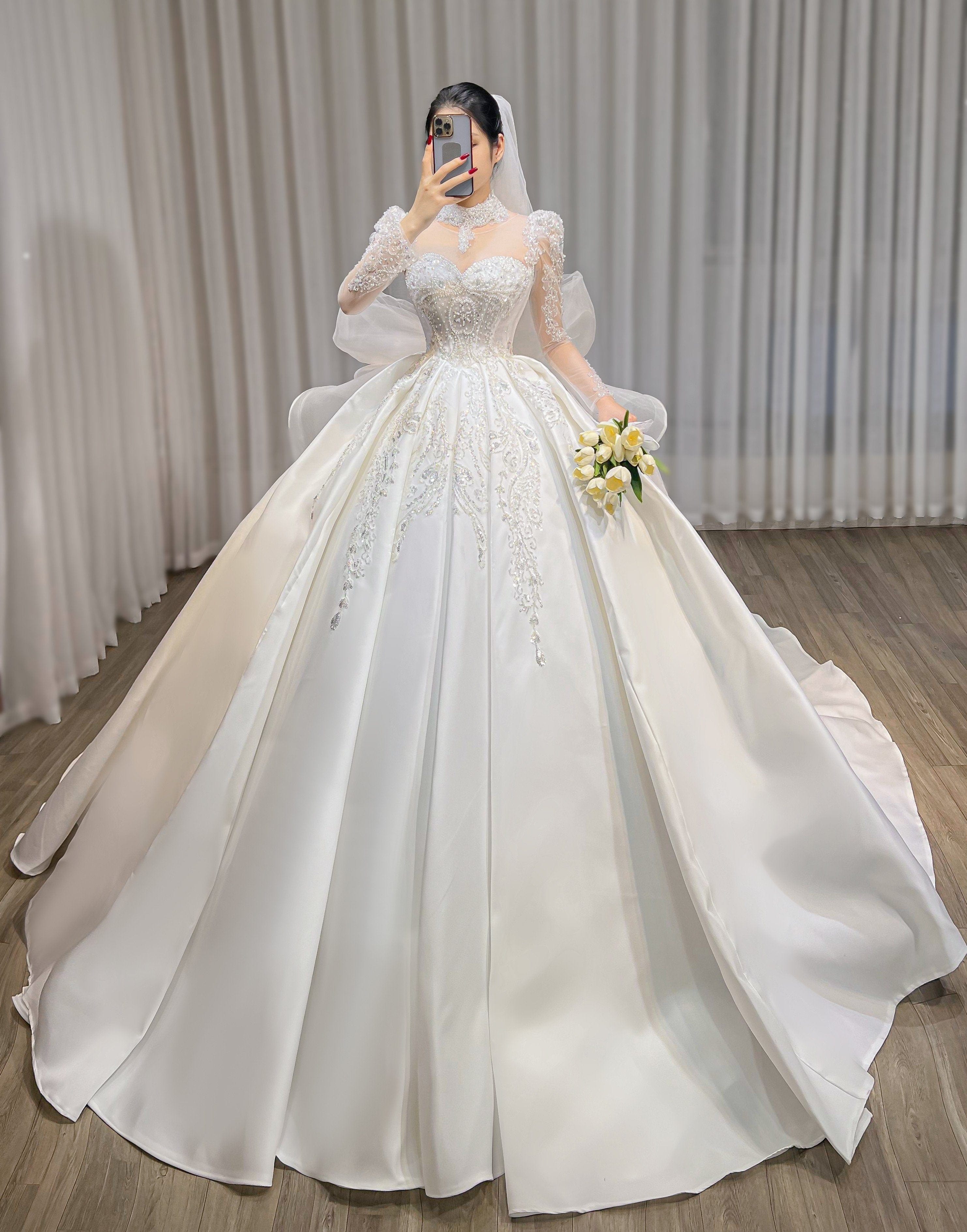 Tu Linh Boutique Váy Cưới Công Chúa Azure