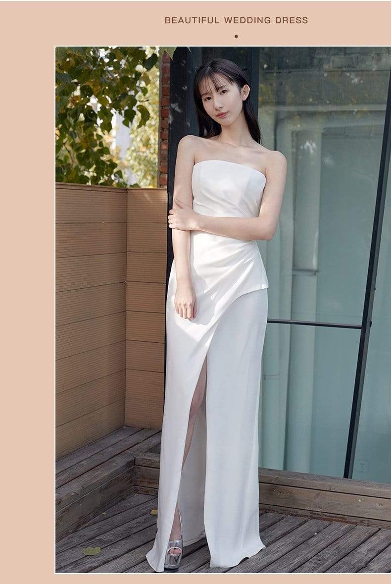 Tu Linh Boutique Váy Cưới Đi Bàn Đơn Giản Jasmine
