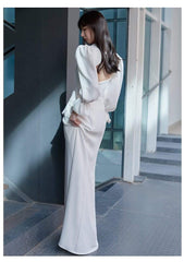 Tu Linh Boutique Váy Cưới Đi Bàn Đơn Giản Jasmine