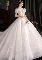 Tu Linh Boutique Váy Cưới Vai Ngang Kết Hoa Văn Thủ Công