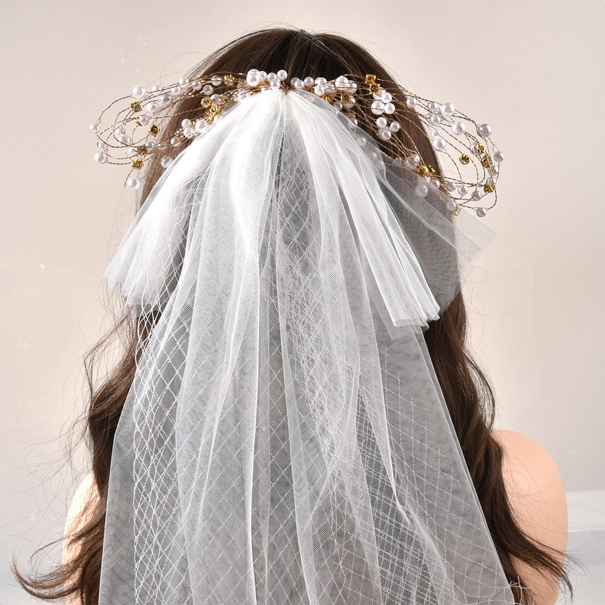 Tú Linh Boutique Voan cài tóc cô dâu Voan cài tóc cô dâu Abigail