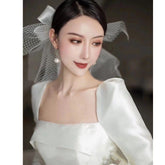 Tú Linh Boutique voan cài tóc cô dâu Voan cài tóc cô dâu Calliope