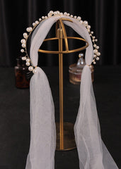 Tú Linh Boutique voan cài tóc cô dâu Voan cài tóc cô dâu Delwyn