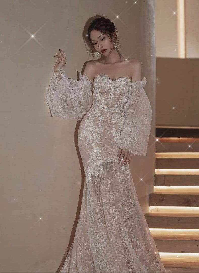 Tu Linh Boutique Wedding & Bridal Party Dresses Áo Cưới đuôi cá Calliope