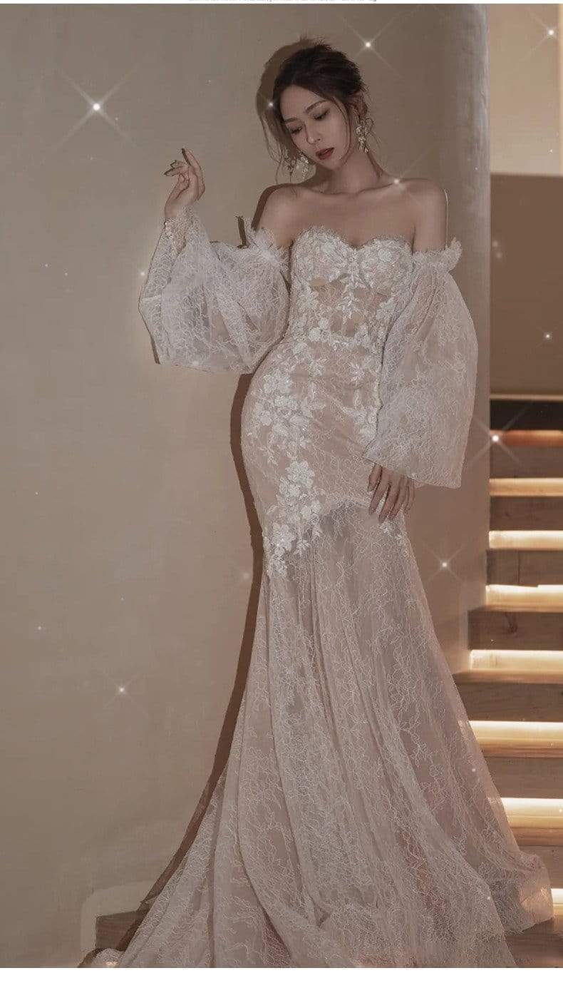 Tu Linh Boutique Wedding & Bridal Party Dresses Áo Cưới đuôi cá Calliope