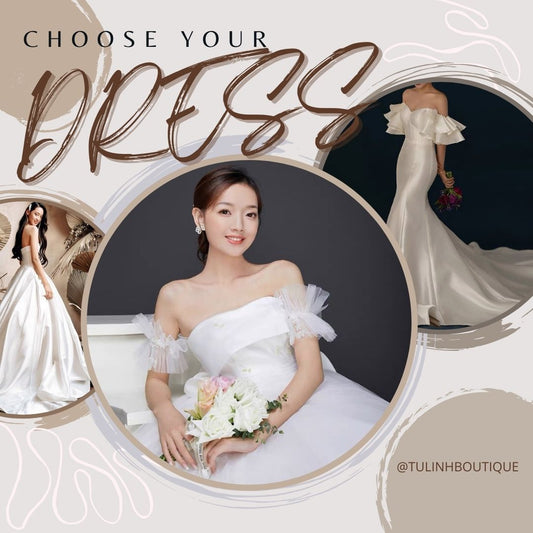 váy cưới cúp ngực