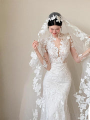 Tu Linh Boutique áo cưới Áo Cưới Đuôi Cá Tay Dài Cách Điệu