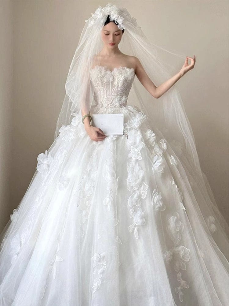 Tu Linh Boutique áo cưới Váy Cưới Tùng Xòe Công  Chúa