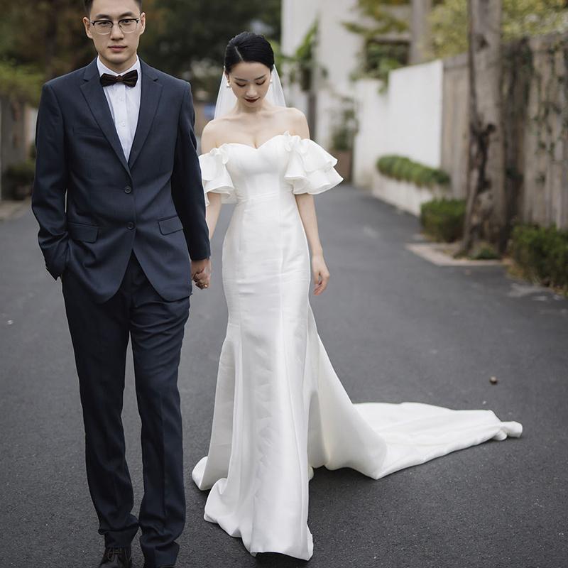Tú Linh Boutique áo cưới Áo Cưới Minimalist Drusilla